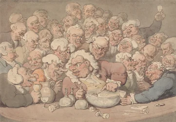 Punsch servieren
